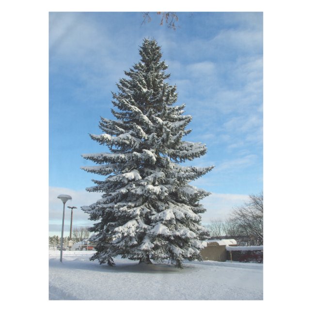 nappe Sapin sous la neige (Devant)