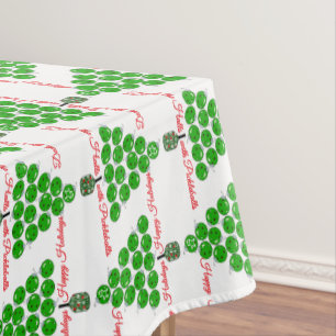 Nappe Sapins de Noël de Pickleball Décorent les Salles