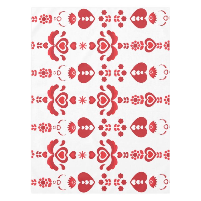 Nappe scandinave de motif de Noël (Devant)