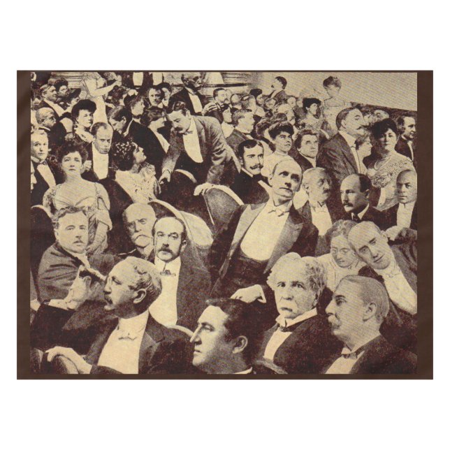 Nappe Scène de foule des années 1920 (Devant (Horizontal))