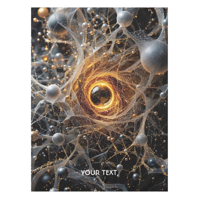 Nappe Scène spatiale Abstraite Imaginaire (Devant)