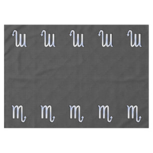 Nappe Scorpio Zodiac Sign on Carbon Fibre Print