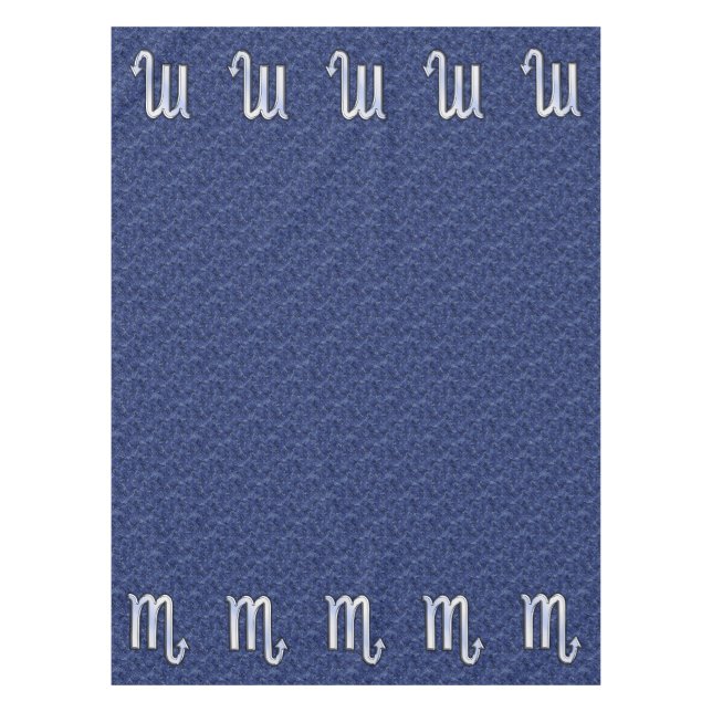 Nappe Scorpio Zodiac Sign on Navy Blue Camo (Devant)