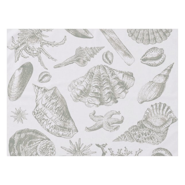 Nappe Seashell Soft Antique Art Beach Shops (Devant (Horizontal))
