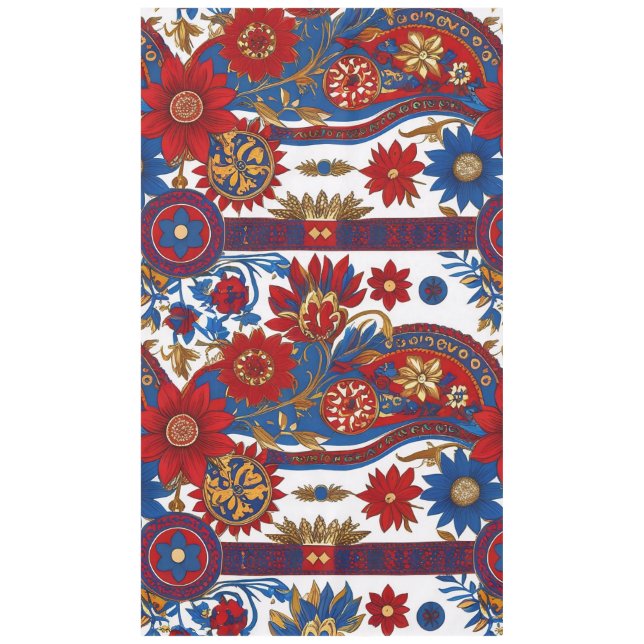 Nappe Serbian ethnic seamless design 8 60x104 (Devant)