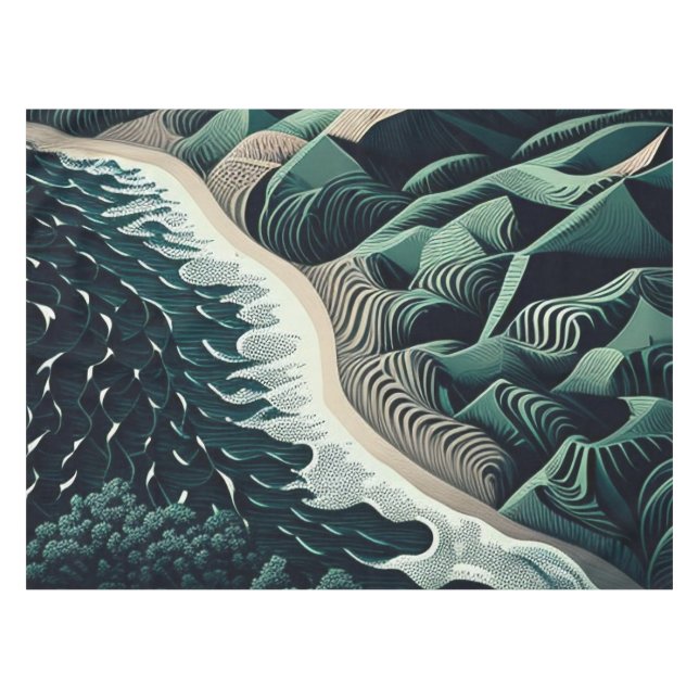 Nappe Serene Shores (Devant (Horizontal))
