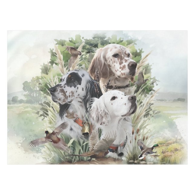 Nappe Setter anglais  (Devant (Horizontal))