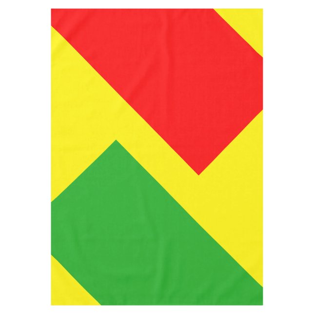 Nappe SEULEMENT COULEUR motif rouge vert + votre backgr. (Devant)