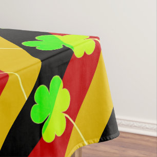 Nappe Shamrock du drapeau irlandais allemand Clover St P
