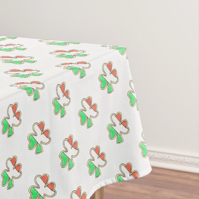 Nappe Shamrock du drapeau irlandais Clover Cookie St Pat (In Situ)