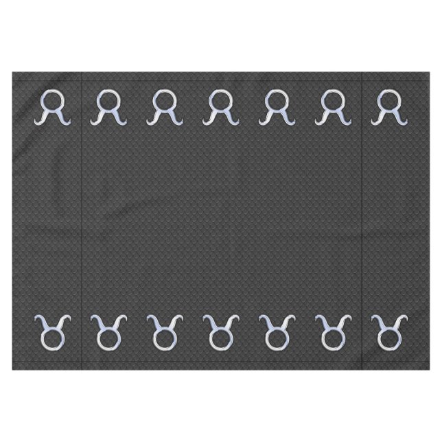 Nappe Signe du zodiaque Taureau comme Chrome Moderne (Devant (Horizontal))