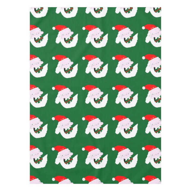 Nappe Silly goofy Santa Claus cartoon face  (Devant)
