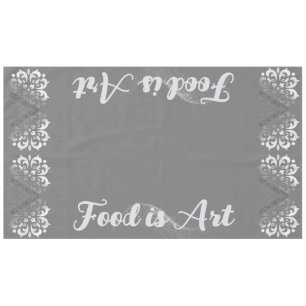 Nappe Silver et monogramme gris paisible