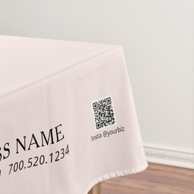 Nappe Simple Blush Pink Company Logo Show (In Situ)