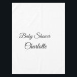 Nappe SIMPLE MINIMAL.CUTIE ADD NAME BABY baby shower Thr<br><div class="desc">Conception</div>