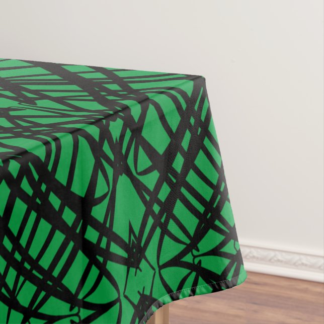 Nappe Simple Scribble | Carreaux miroir | Vert | (In Situ)