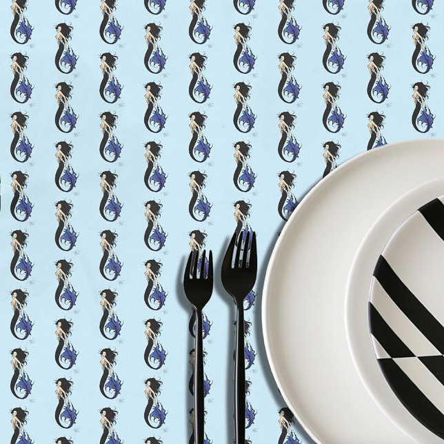 Nappe Sirène tribale bleue (Créateur téléchargé)