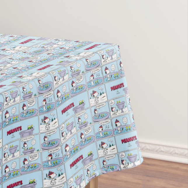 Nappe Snoopy & Amis Jeu de hockey (In Situ)