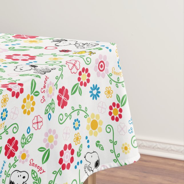 Nappe Snoopy So Sweet Flower Pattern (In Situ)