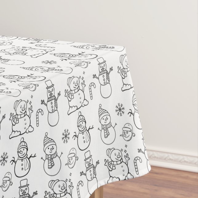 Nappe Snowman Winter White Xmas Retro Vintage festive (In Situ)