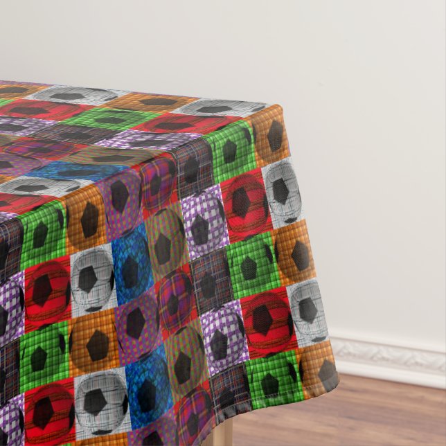 Nappe Soccer Ball Pop Art Motif, (In Situ)