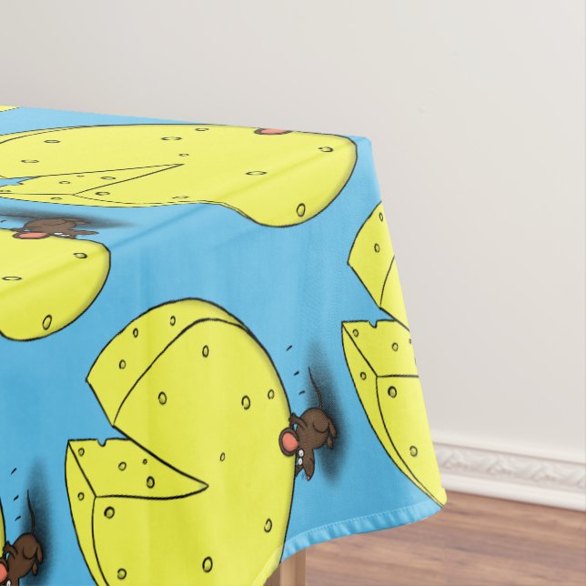 Nappe Souris mignonne avec dessin animé au fromage (In Situ)