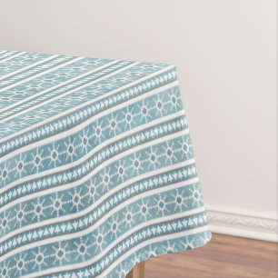 Nappe Southwest Winter Géométrique Pine Bleu Sm
