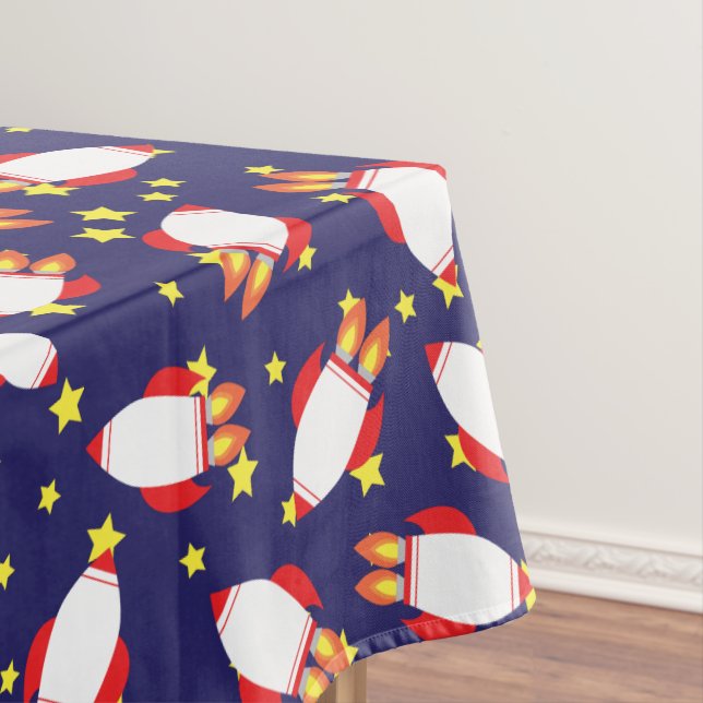 Nappe Space Rocket Ship Anniversaire (In Situ)