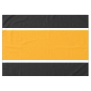 Nappe Sportif Large Gras Centre Jaune Noir Blancs