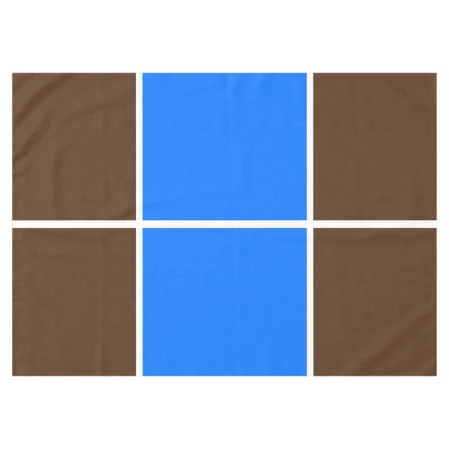 Nappe Sporty Fun Bleu Brown vitre rayures (Devant (Horizontal))