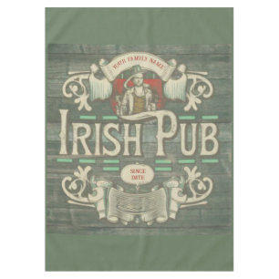 Nappe St Patrick's Day Funny Personnalisé Pub irlandais
