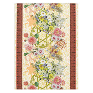 Nappe Star of David Flower Border
