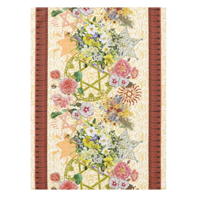 Nappe Star of David Flower Border (Devant)