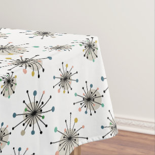 Nappe Starburst atomique petit Motif milieu du siècle
