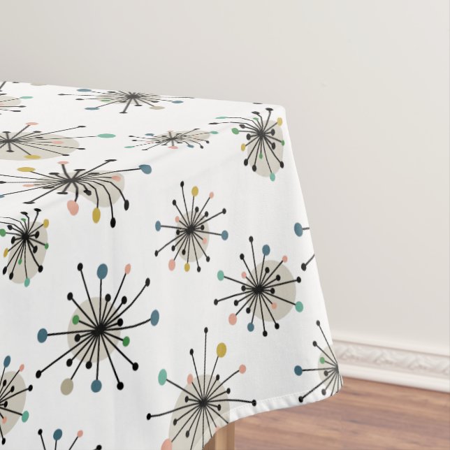 Nappe Starburst atomique petit Motif milieu du siècle (In Situ)