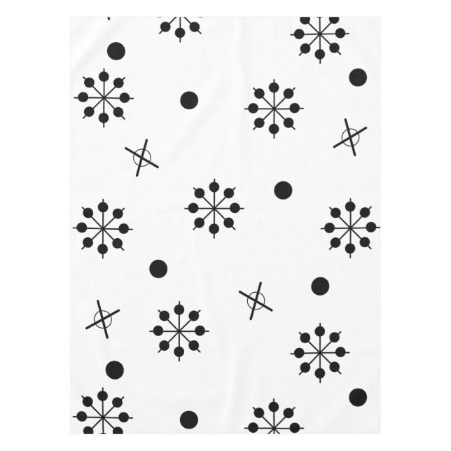 Nappe Starburts de l'âge atomique Noir Blanc 1 (Devant)