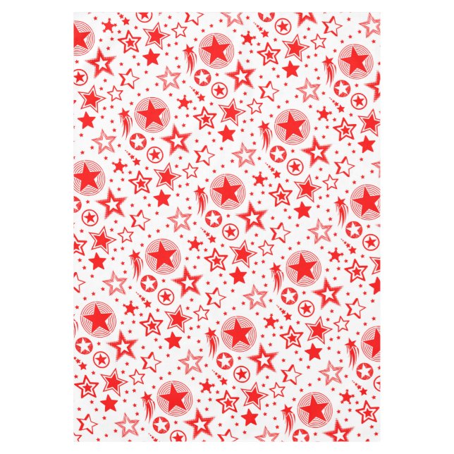 Nappe Stars Tattoos rouge + vos idées (Devant)