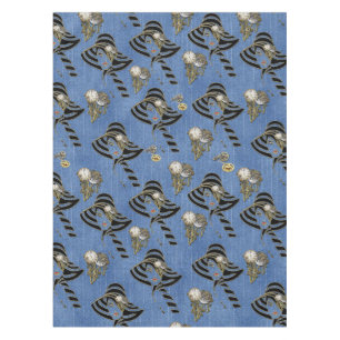 Nappe Steampunk avec Dames Casquettes sur Blue Denim