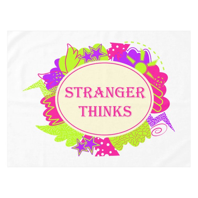Nappe Stranger thinks quote in 80s tv show style (Devant (Horizontal))