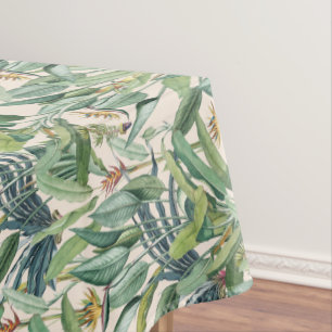 Nappe Strelitzia, bananier de la jungle tropicale verte