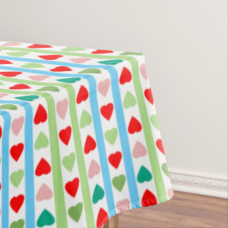 Nappe Striped pattern with hearts for Valentine's day
