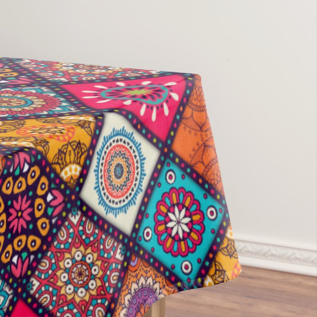 Nappe style boho coloré (In Situ)