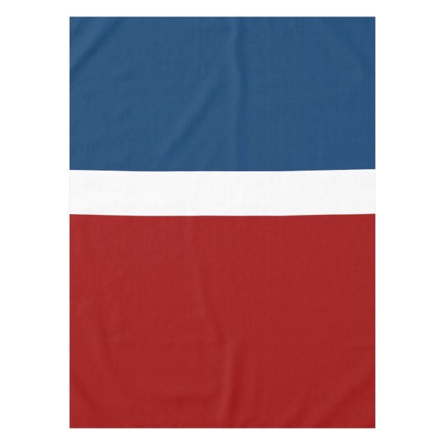 Nappe Style de bloc de couleur bleu blanc (Devant)
