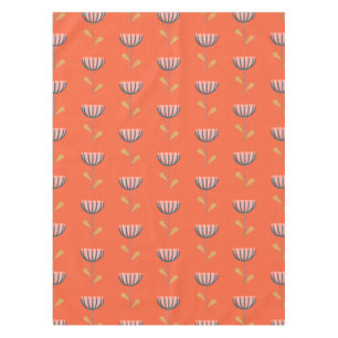 Nappe Style folklorique scandinave Fleur simple en orang