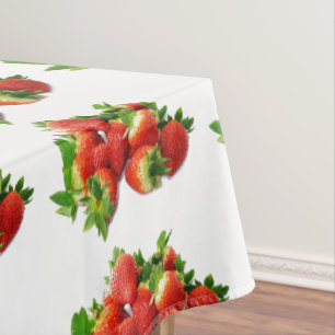 Nappe Style Pays Motif de fraise en tissu de table