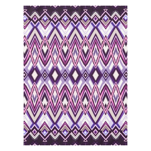 Nappe Style sud-ouest noir violet blanc (Devant)
