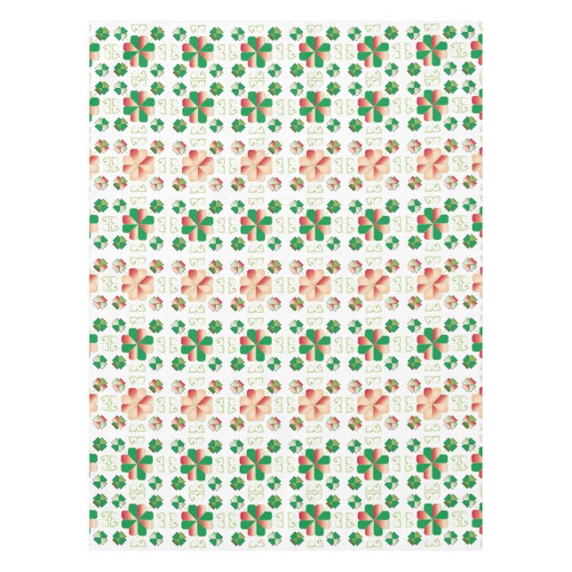 Nappe SUN traditionnel letton motif géométrique X (Devant)