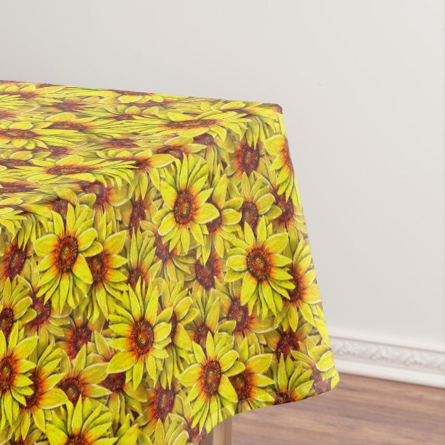 Nappe Sunflower Tablecloth (In Situ)