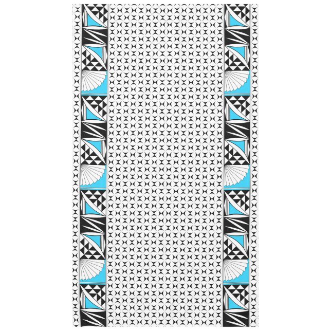 Nappe Sunrise Sud-Ouest de 104 po en Turquoise (Devant)