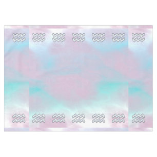 Nappe Symbole Aquarius Zodiac Pastels Mère du Décor Pear